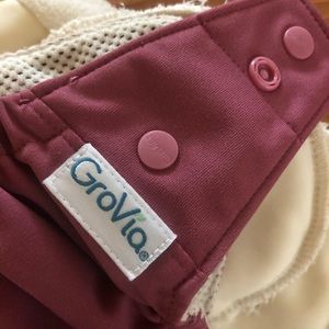 GroVia Cloth Diaper Shell + Two Inners; New